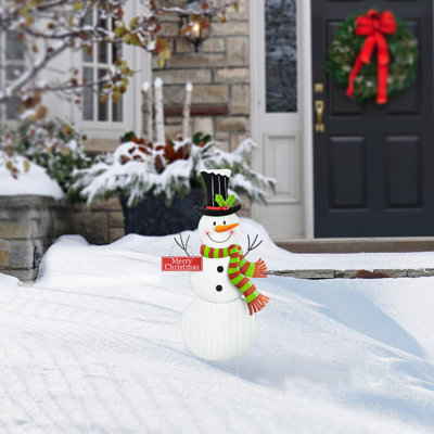 Garden Stakes Snowmen & Snowflakes Outdoor Holiday Garden Stakes Snowmen & Snowflakes Outdoor Holiday